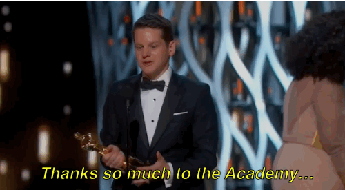 Image result for i would like to thank the academy gif